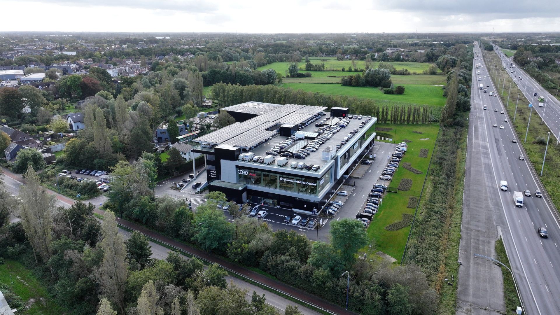 Drone view of LCV business park